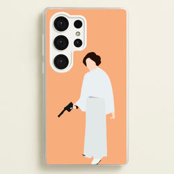 Leia Faceless With Gun  - Star Wars Phone Case for Galaxy S25 Ultra