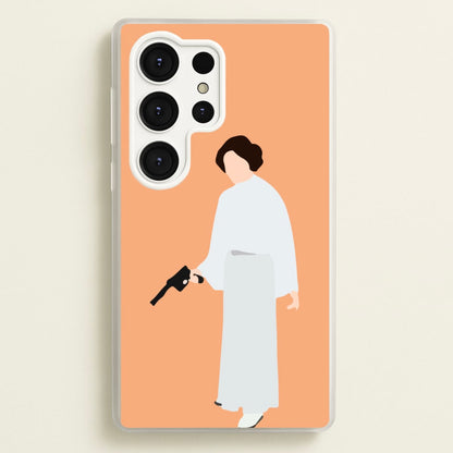 Leia Faceless With Gun  - Star Wars Phone Case for Galaxy S25 Ultra