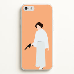 Leia Faceless With Gun  - Star Wars Phone Case for iPhone 5 / 5s / SE 2016