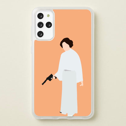 Leia Faceless With Gun  - Star Wars Phone Case for Galaxy S20 Plus