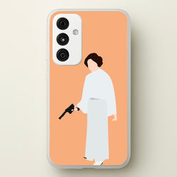 Leia Faceless With Gun  - Star Wars Phone Case for Galaxy A15