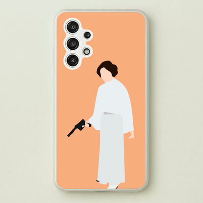 Leia Faceless With Gun  - Star Wars Phone Case for Galaxy A13