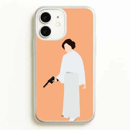 Leia Faceless With Gun  - Star Wars Phone Case for iPhone 11