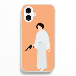 Leia Faceless With Gun  - Star Wars Phone Case for iPhone 16 Plus