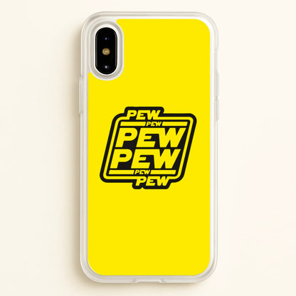 Pew Pew  - Star Wars Phone Case for iPhone X / XS