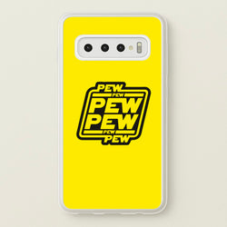 Pew Pew  - Star Wars Phone Case for Galaxy S10 Plus