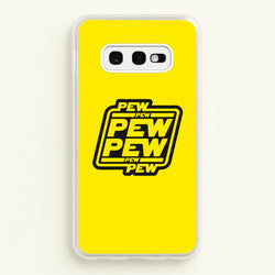 Pew Pew  - Star Wars Phone Case for Galaxy S10e