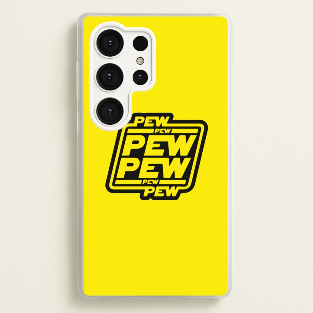Pew Pew  - Star Wars Phone Case for Galaxy S25 Ultra