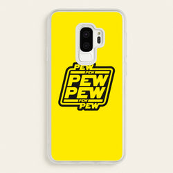 Pew Pew  - Star Wars Phone Case for Galaxy S9 Plus
