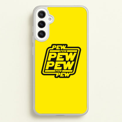 Pew Pew  - Star Wars Phone Case for Galaxy A34