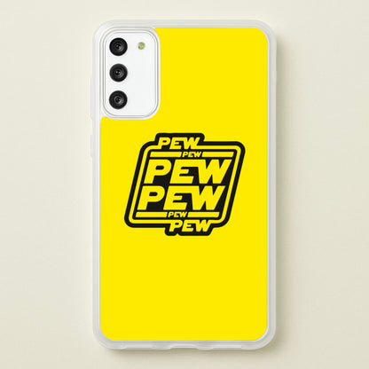 Pew Pew  - Star Wars Phone Case for Galaxy S20