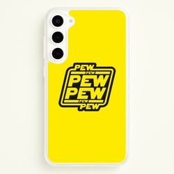 Pew Pew  - Star Wars Phone Case for Galaxy S23