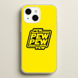 Pew Pew  - Star Wars Phone Case for iPhone 15