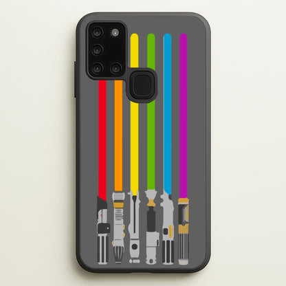 Lightsabers  - Star Wars Phone Case for Galaxy A21s
