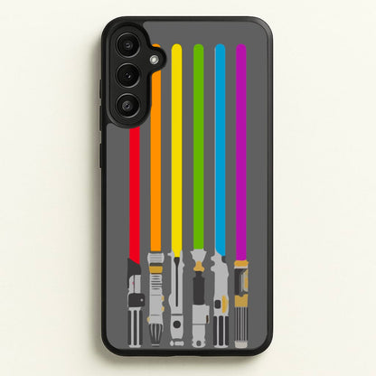 Lightsabers  - Star Wars Phone Case for Galaxy A34