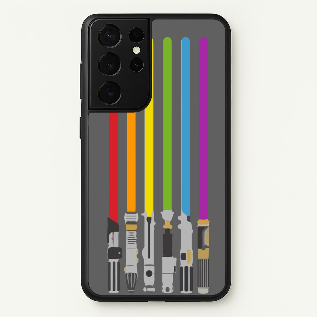 Lightsabers  - Star Wars Phone Case for Galaxy S21 Ultra