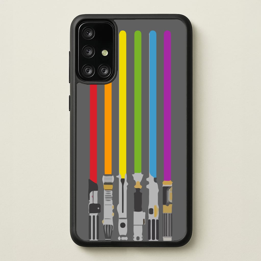 Lightsabers  - Star Wars Phone Case for Galaxy A71