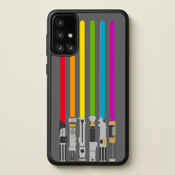 Lightsabers  - Star Wars Phone Case for Galaxy A71