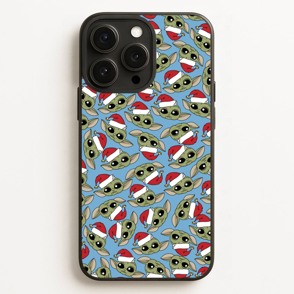 Baby Yoda Christmas Pattern  - Star Wars Phone Case for iPhone 16 Pro Max