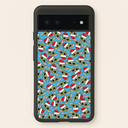 Baby Yoda Christmas Pattern  - Star Wars Phone Case for Google Pixel 6