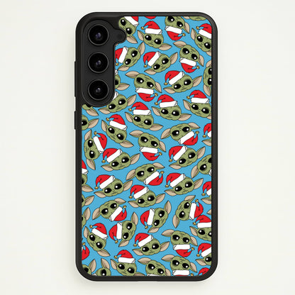 Baby Yoda Christmas Pattern  - Star Wars Phone Case for Galaxy S23 Plus