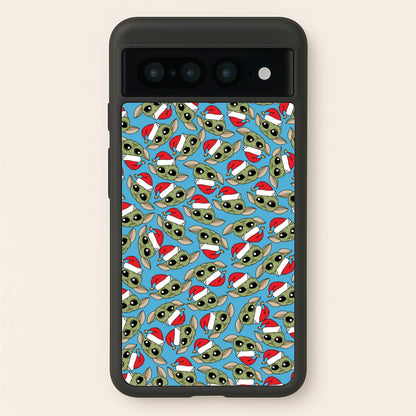Baby Yoda Christmas Pattern  - Star Wars Phone Case for Google Pixel 7 Pro