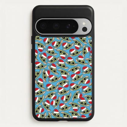 Baby Yoda Christmas Pattern  - Star Wars Phone Case for Google Pixel 9 Pro XL