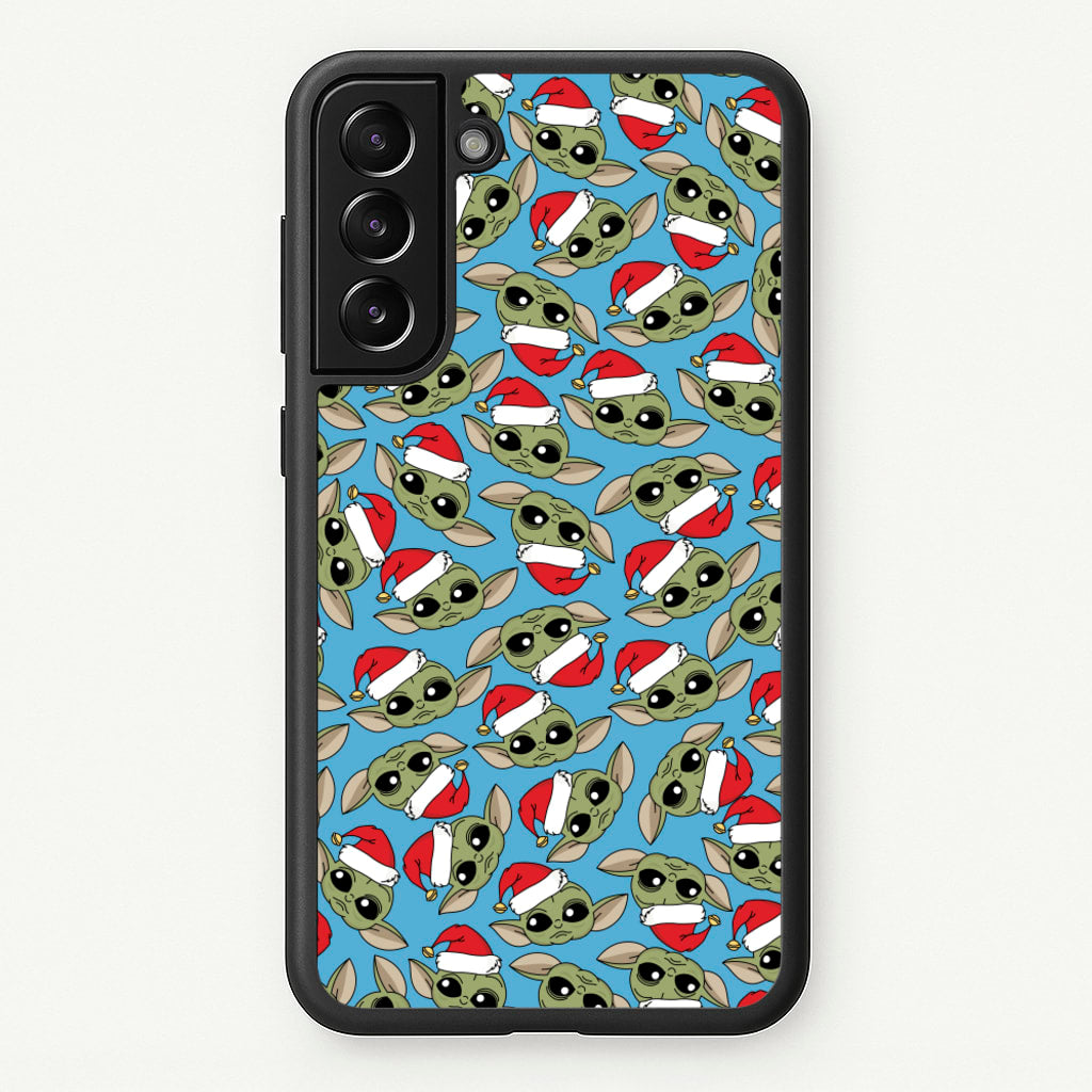 Baby Yoda Christmas Pattern  - Star Wars Phone Case for Galaxy S22