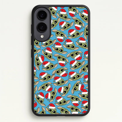Baby Yoda Christmas Pattern  - Star Wars Phone Case for Galaxy S25 Edge
