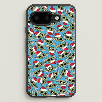 Baby Yoda Christmas Pattern  - Star Wars Phone Case for Google Pixel 9a