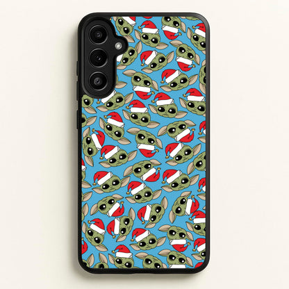 Baby Yoda Christmas Pattern  - Star Wars Phone Case for Galaxy A34