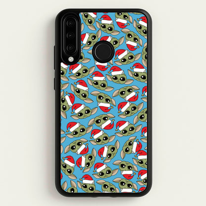 Baby Yoda Christmas Pattern  - Star Wars Phone Case for Huawei P30 Lite