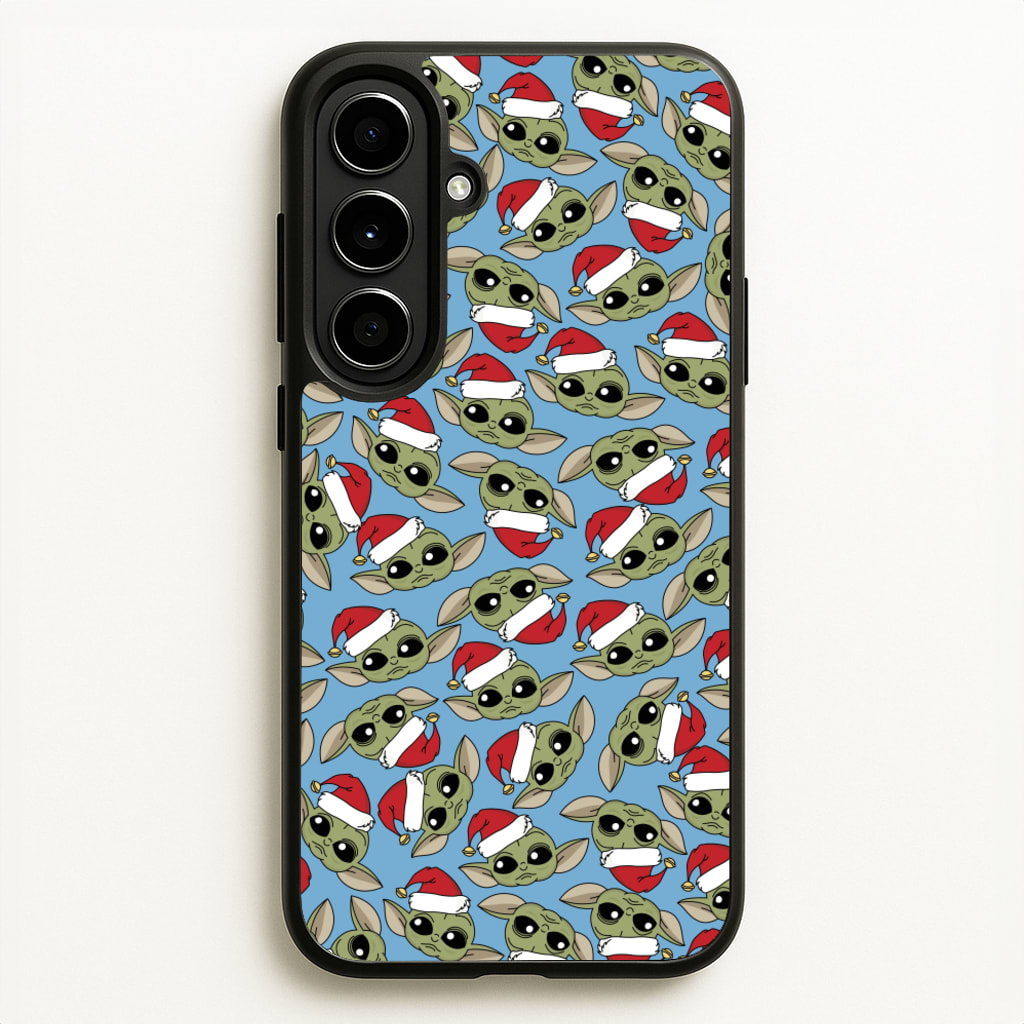 Baby Yoda Christmas Pattern  - Star Wars Phone Case for Galaxy A56