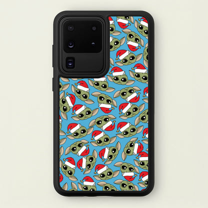 Baby Yoda Christmas Pattern  - Star Wars Phone Case for Galaxy S20 Ultra