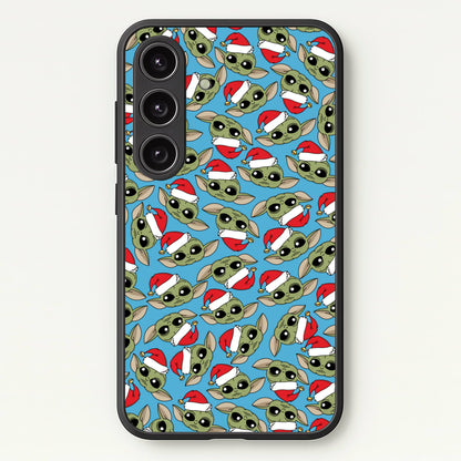 Baby Yoda Christmas Pattern  - Star Wars Phone Case for Galaxy S25