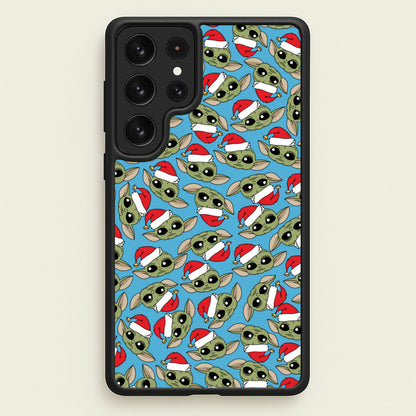Baby Yoda Christmas Pattern  - Star Wars Phone Case for Galaxy S23 Ultra