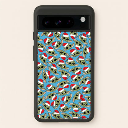 Baby Yoda Christmas Pattern  - Star Wars Phone Case for Google Pixel 8 Pro