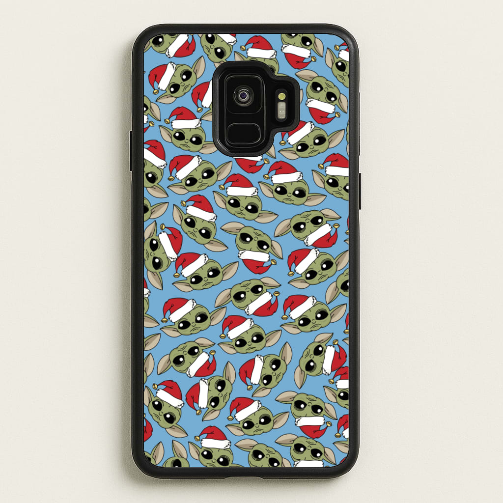 Baby Yoda Christmas Pattern  - Star Wars Phone Case for Galaxy S9