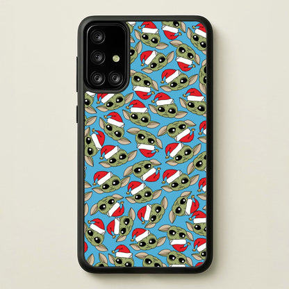Baby Yoda Christmas Pattern  - Star Wars Phone Case for Galaxy A71