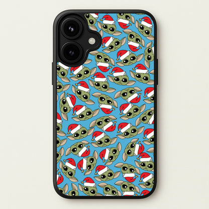 Baby Yoda Christmas Pattern Phone Case for iPhone 17