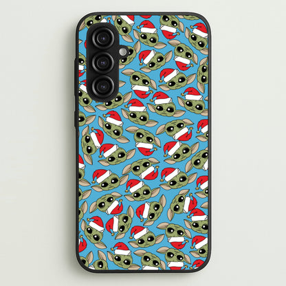 Baby Yoda Christmas Pattern  - Star Wars Phone Case for Galaxy S23FE
