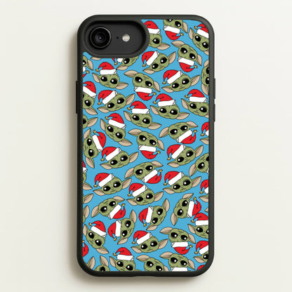 Baby Yoda Christmas Pattern  - Star Wars Phone Case for iPhone 6 Plus / 7 Plus / 8 Plus