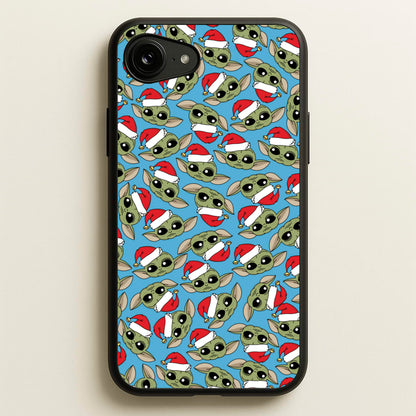 Baby Yoda Christmas Pattern  - Star Wars Phone Case for iPhone 16e