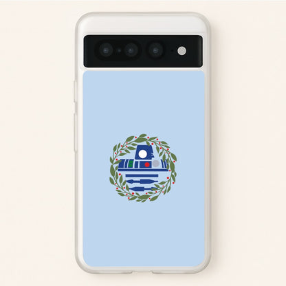 R2D2 Christmas Wreath  - Star Wars Phone Case for Google Pixel 7 Pro