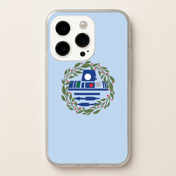 R2D2 Christmas Wreath  - Star Wars Phone Case for iPhone 14 Pro Max