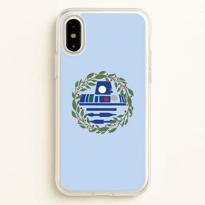R2D2 Christmas Wreath  - Star Wars Phone Case for iPhone X / XS
