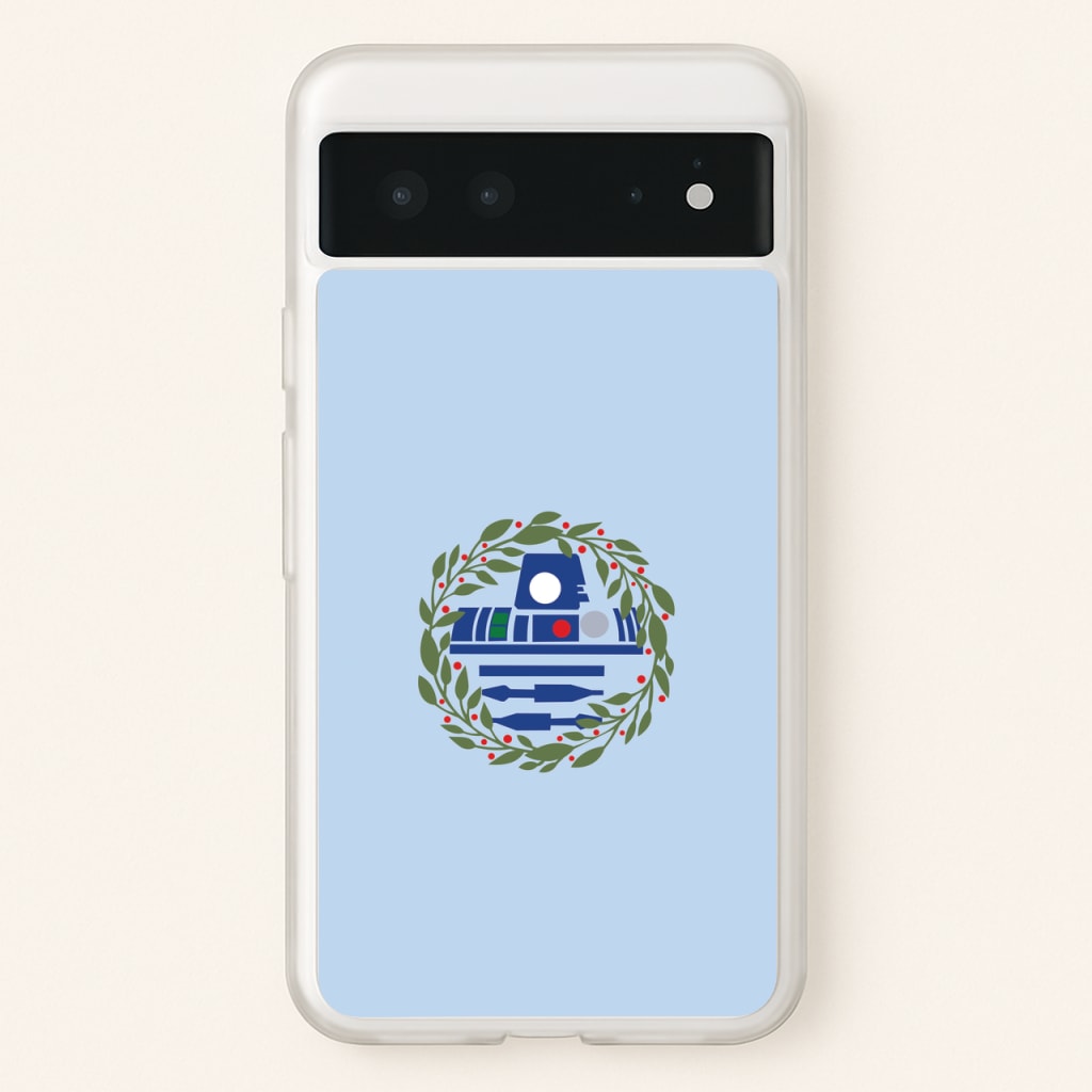 R2D2 Christmas Wreath  - Star Wars Phone Case for Google Pixel 6