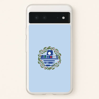 R2D2 Christmas Wreath  - Star Wars Phone Case for Google Pixel 6