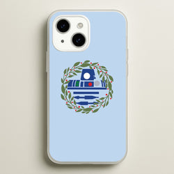 R2D2 Christmas Wreath  - Star Wars Phone Case for iPhone 15