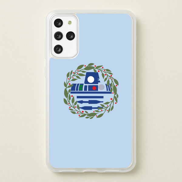 R2D2 Christmas Wreath  - Star Wars Phone Case for Galaxy S20 Plus